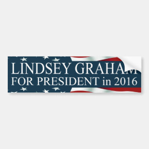 Pegatina Para Coche Lindsey Graham como presidente en 2016