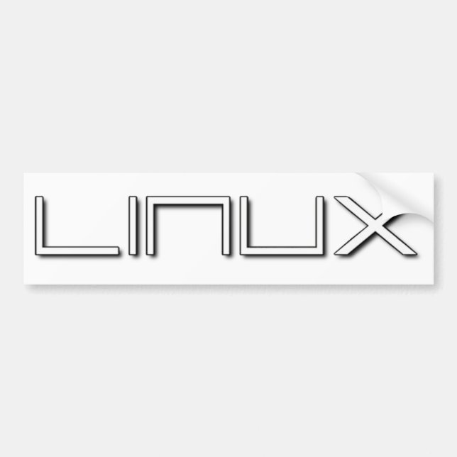 PEGATINA PARA COCHE LINUX (Frente)