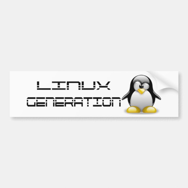 Pegatina Para Coche LinuxGeneration (Frente)