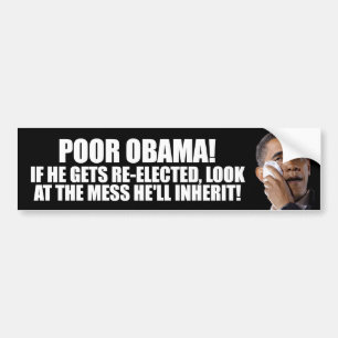 Pegatina Para Coche Lío de la reelección de Obama - 2012