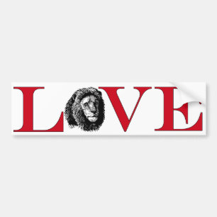 Pegatina Para Coche Lion Lover Bumpersticker