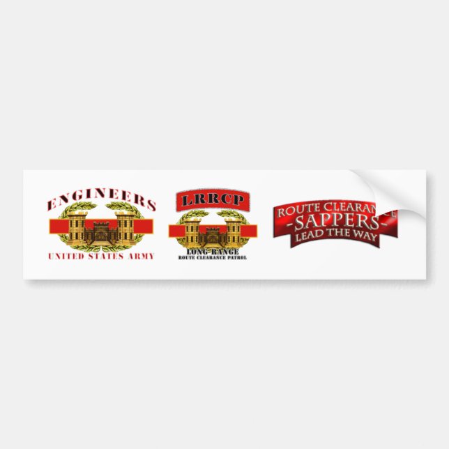 Pegatina Para Coche Liquidación de la ruta (Frente)