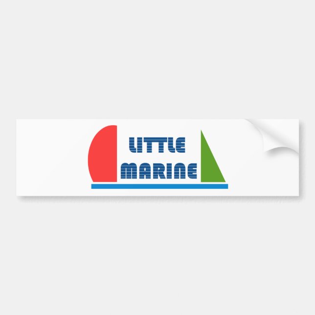 Pegatina Para Coche little marina (Frente)