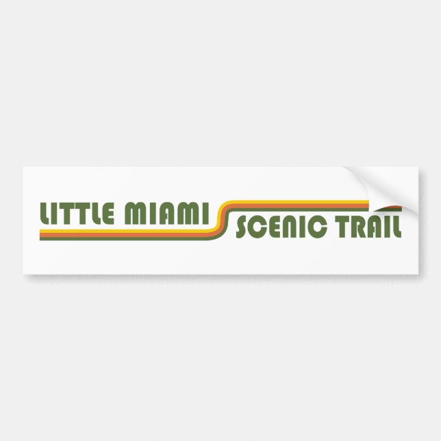 Pegatina Para Coche Little Miami Scenic Trail Ohio (Frente)