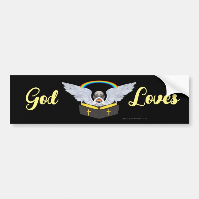 Pegatina Para Coche Live Love Laugh Your Alive Bumper sticker (Frente)