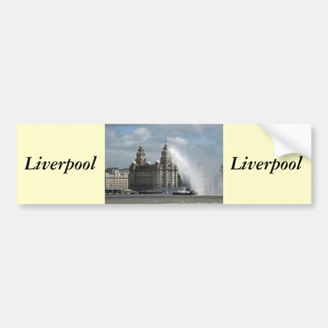 Pegatina Para Coche Liverpool (Frente)