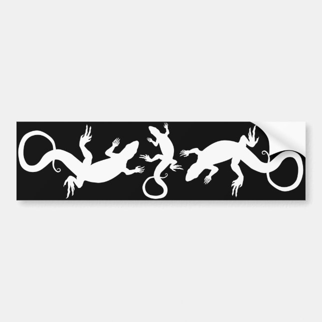 Pegatina Para Coche Lizard Art Gifts Lizard Bumper Sticker Reptiles Ar (Frente)