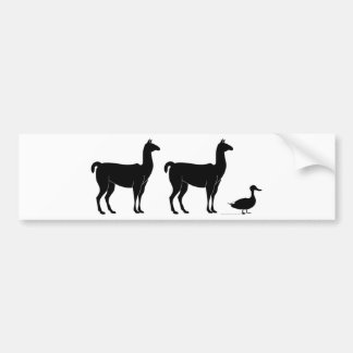 Pegatina Para Coche Llama, llama, pato
