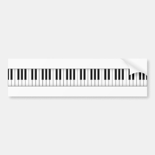 Pegatina Para Coche Llaves del teclado/del piano: (Frente)