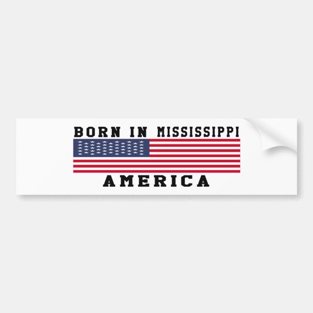 Pegatina Para Coche Llevado en Mississippi (Frente)