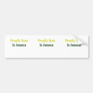 Pegatina Para Coche Llevado orgulloso en Jamaica
