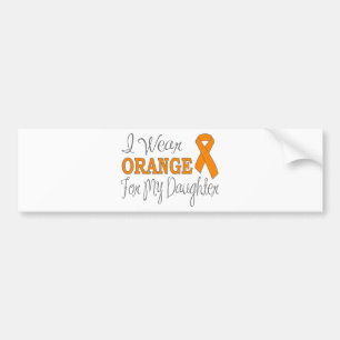 Pegatina Para Coche Llevo el naranja para mi hija (la cinta