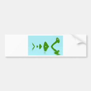 Pegatina Para Coche Loch Ness Monster (Verde)