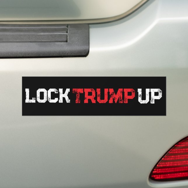Pegatina Para Coche Lock Trump Up Political (en coche)
