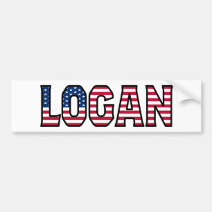 Pegatina Para Coche Logan Name Vorname Estados Unidos Aufkleber Pegati
