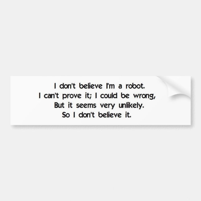 Pegatina Para Coche Lógica del robot (Frente)