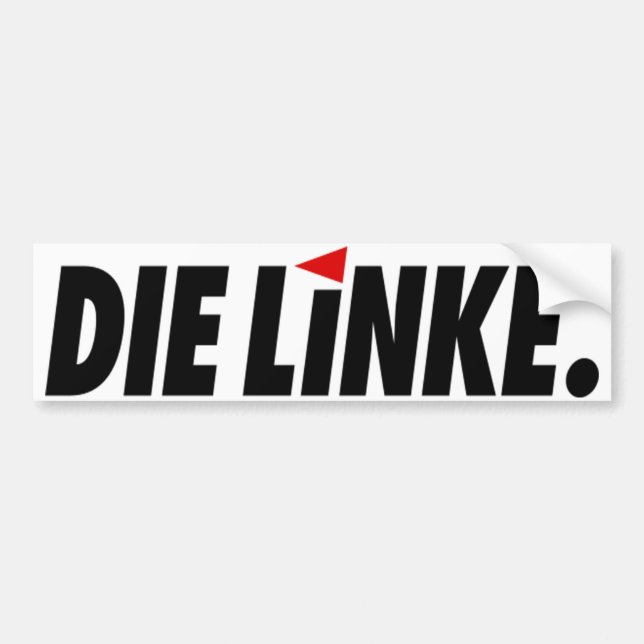 Pegatina Para Coche Logo de Die Linke (Frente)