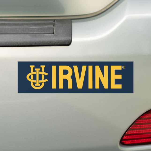Pegatina Para Coche Logo de Irvine University of California (en coche)