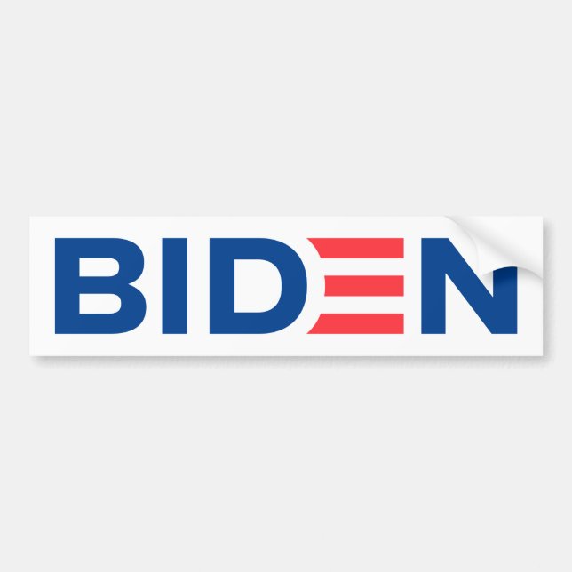Pegatina Para Coche Logo de Joe Biden (Frente)
