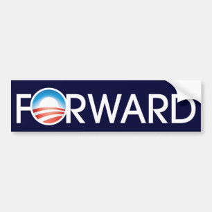 Pegatina Para Coche Logo de Obama Forward