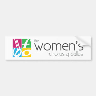 Pegatina Para Coche Logo del coro femenino de Dallas