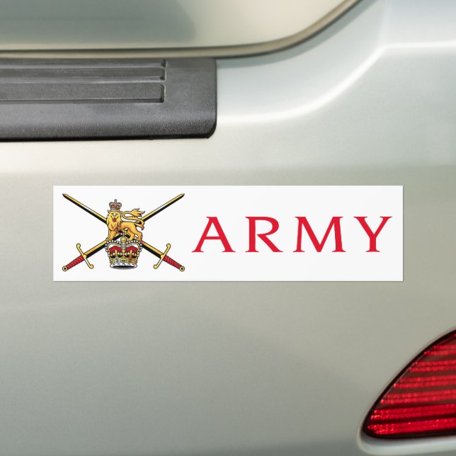 Pegatina Para Coche Logo del Ejército Británico (en coche)