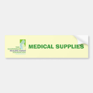 Pegatina Para Coche Logotipo de GHHF, SUMINISTROS MÉDICOS