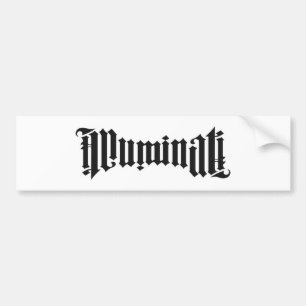 Pegatina Para Coche Logotipo de Illuminati