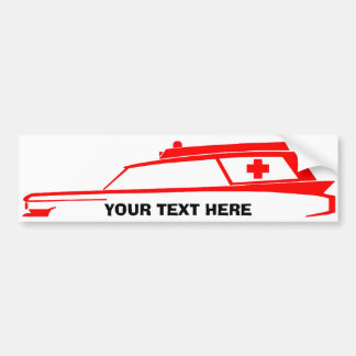 Pegatina Para Coche Logotipo de la AMBULANCIA