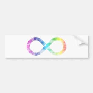 Pegatina Para Coche logotipo de neurodiversidad