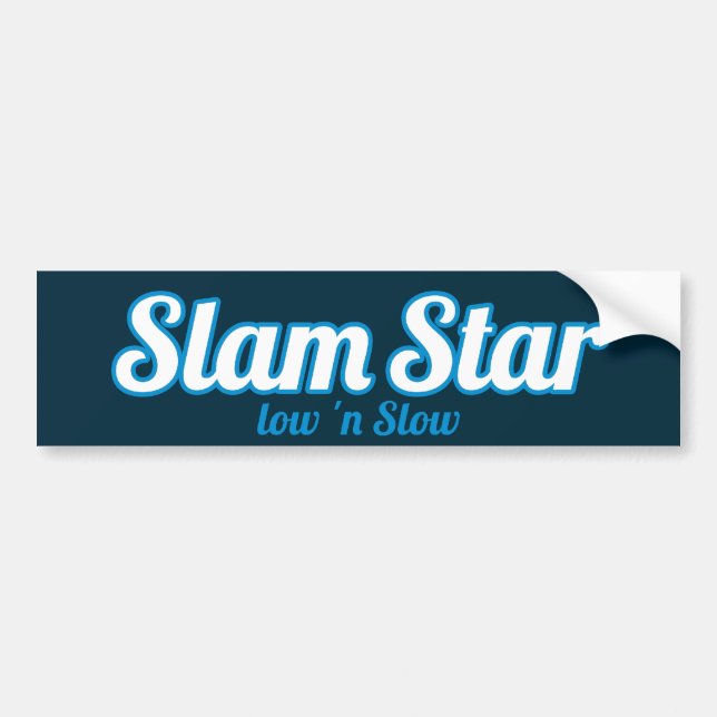 Pegatina Para Coche Logotipo de SlamStar (Frente)