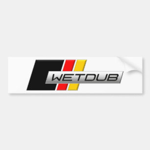 Pegatina Para Coche Logotipo de Wetdub por Brent Davis