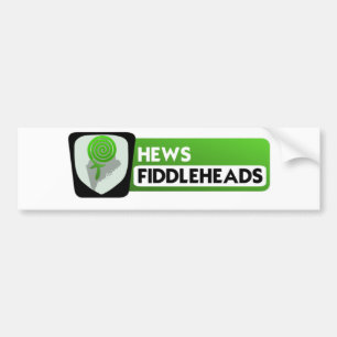 Pegatina Para Coche Logotipo del Fiddlehead más grande