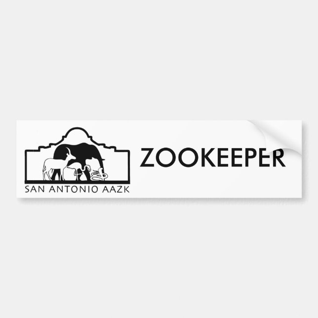 Pegatina Para Coche logotipo del sa, ZOOKEEPER (Frente)