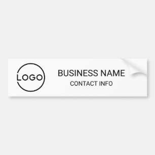 Pegatina Para Coche Logotipo empresarial personalizado con texto perso