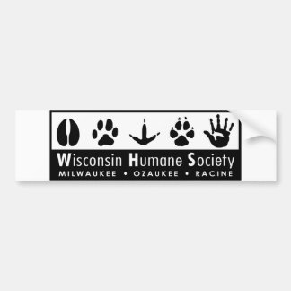 Pegatina Para Coche Logotipo humano de la sociedad de Wisconsin