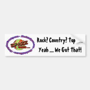 Pegatina Para Coche Logotipo Merch de SpazzRadio