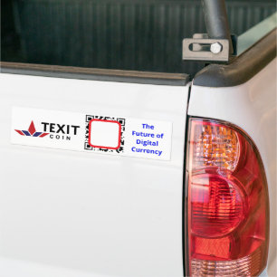 Pegatina Para Coche Logotipo oficial de TexitCoin