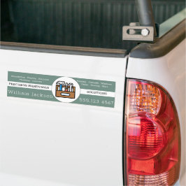 Pegatina Para Coche logotipo personalizado de construcción de fontaner