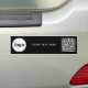 Pegatina Para Coche Logotipo sencillo y promoción de código QR para el (On Car)