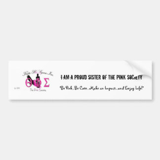 Pegatina Para Coche logotipo, soy una hermana orgullosa de la sociedad