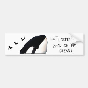 Pegatina Para Coche Lolita de retiro Bumper Sticker