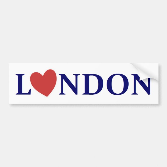 Pegatina Para Coche London amor (Frente)