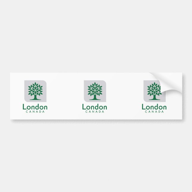 Pegatina Para Coche Londres, bandera de Ontario (Frente)