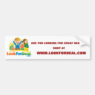 Pegatina Para Coche LookForDeal-BumperSticker
