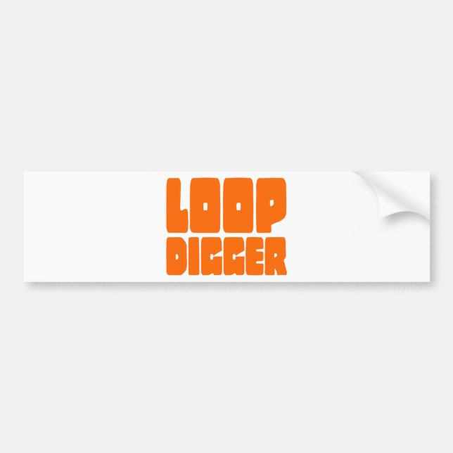 PEGATINA PARA COCHE LOOP DIGGER (Frente)