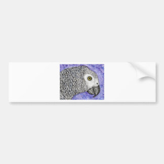 Pegatina Para Coche Loro del gris africano