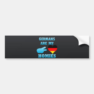 Pegatina Para Coche Los alemanes son mi Homies