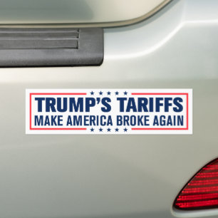 Pegatina Para Coche Los aranceles de Trump hacen que Estados Unidos se