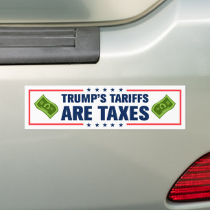 Pegatina Para Coche Los aranceles de Trump son impuestos contra Trump